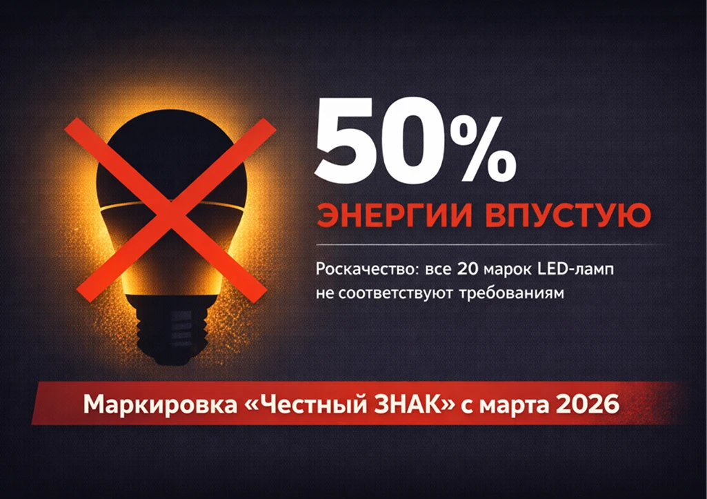 Обязательная маркировка LED: готовимся к переменам