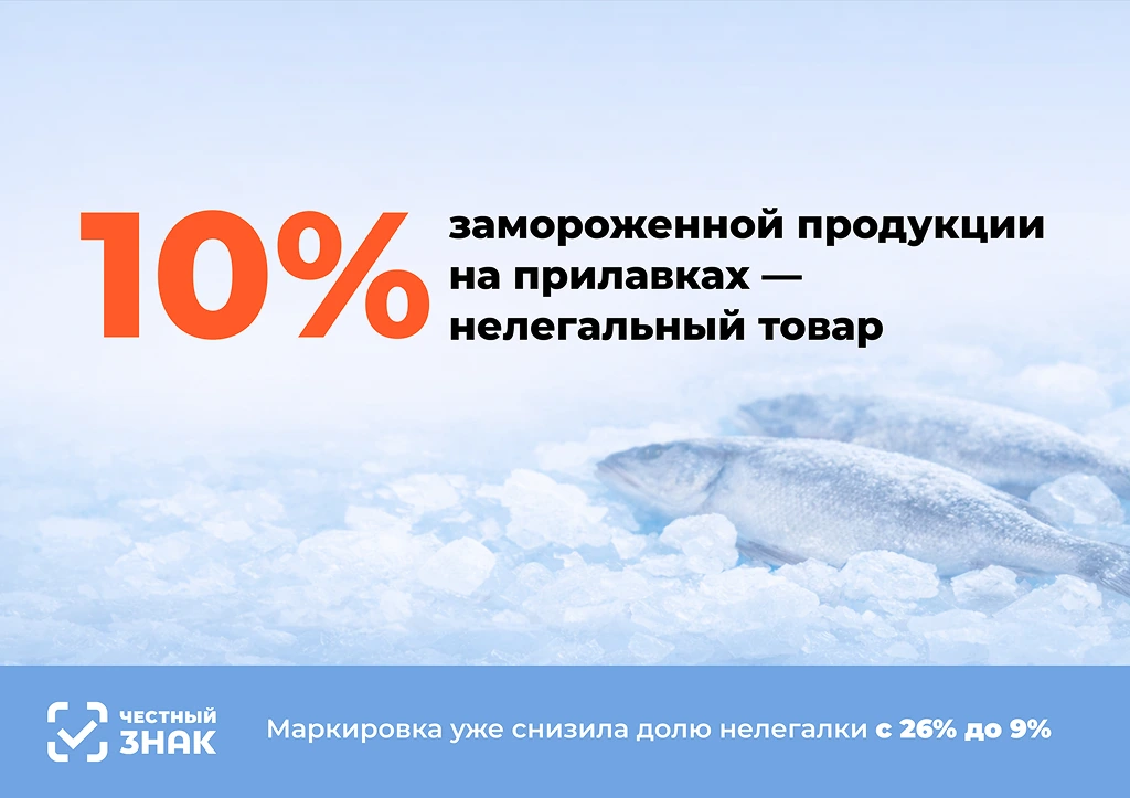 Каждая десятая замороженная рыба на прилавке оказалась вне закона
