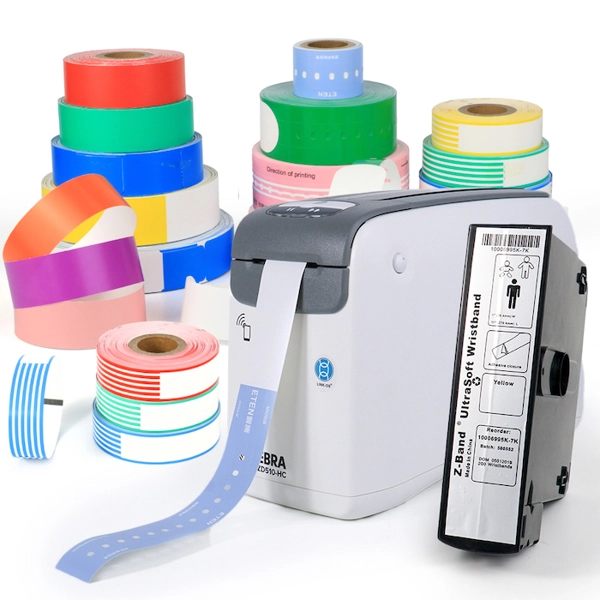 Браслеты медицинские Z-Band UltraSoft 25мм*279мм 200 шт/картридж, фиолетовые (10006995K-4k/1-CNY)